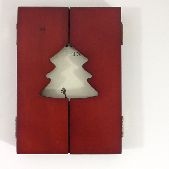 Andante Other - 4"x6" Wood Christmas Tree Frame VGUC